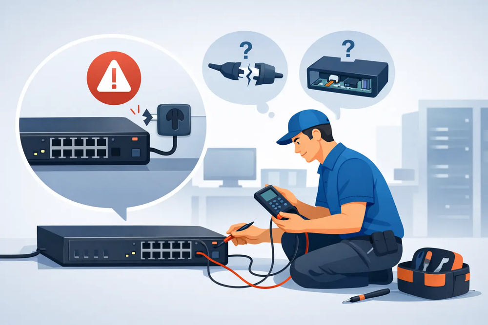 A Switch Repair Example: Diagnosing No Power