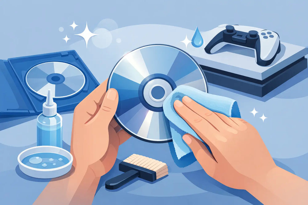 How to Clean Game Discs Without Damaging Them
