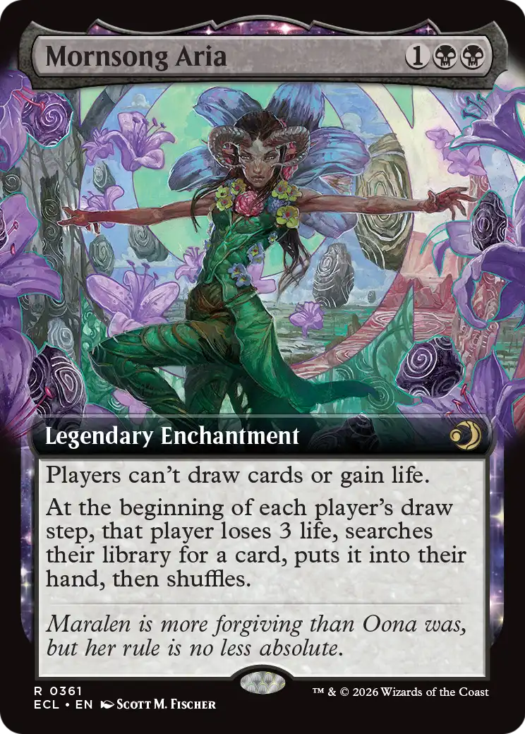Mornsong Aria (361) - EXTENDED ART - NM - front