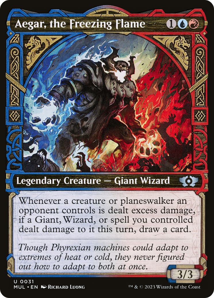 Aegar, the Freezing Flame (31) - SHOWCASE (Foil) - LP - front