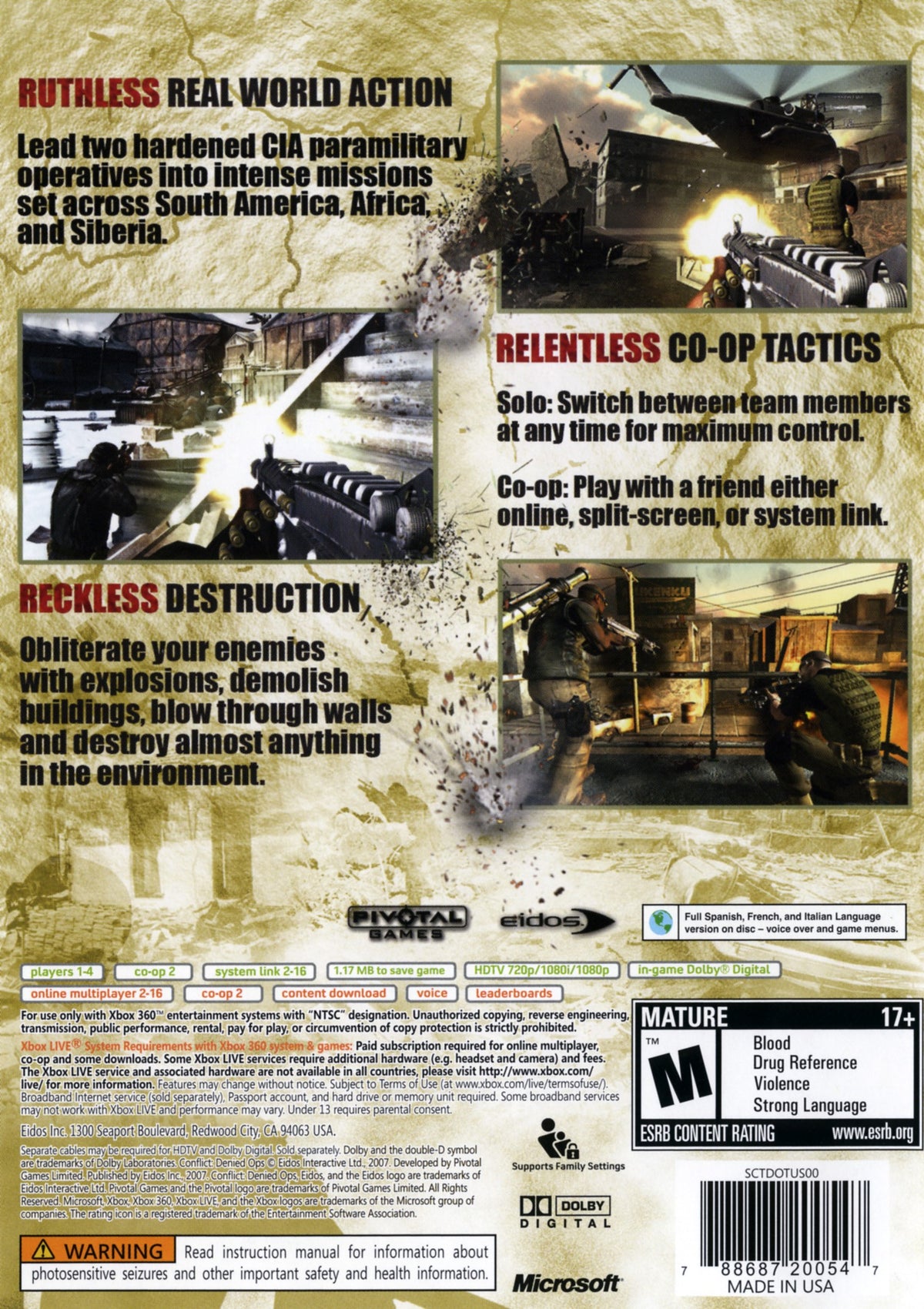 Conflict Denied Ops - back