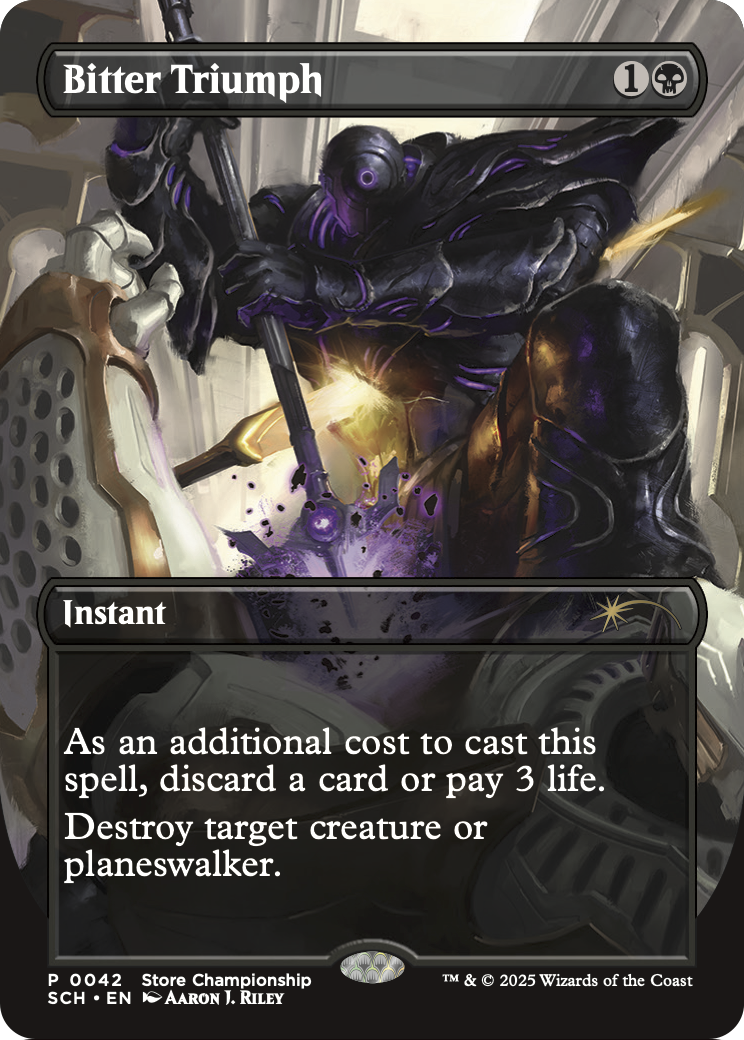 Bitter Triumph (42) - BORDERLESS - FULL ART - NM - front
