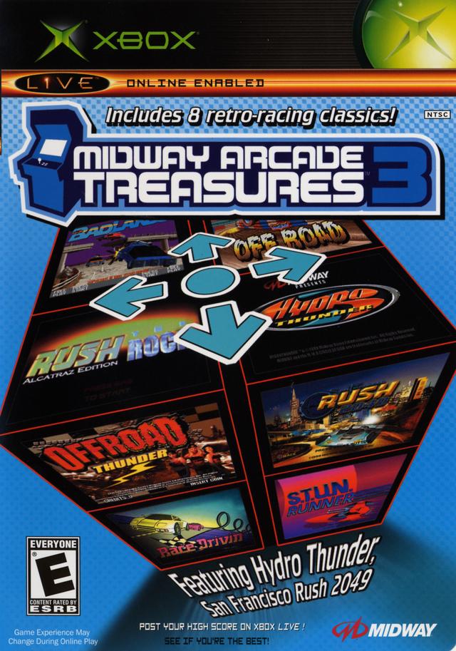 Midway Arcade Treasures 3 - front