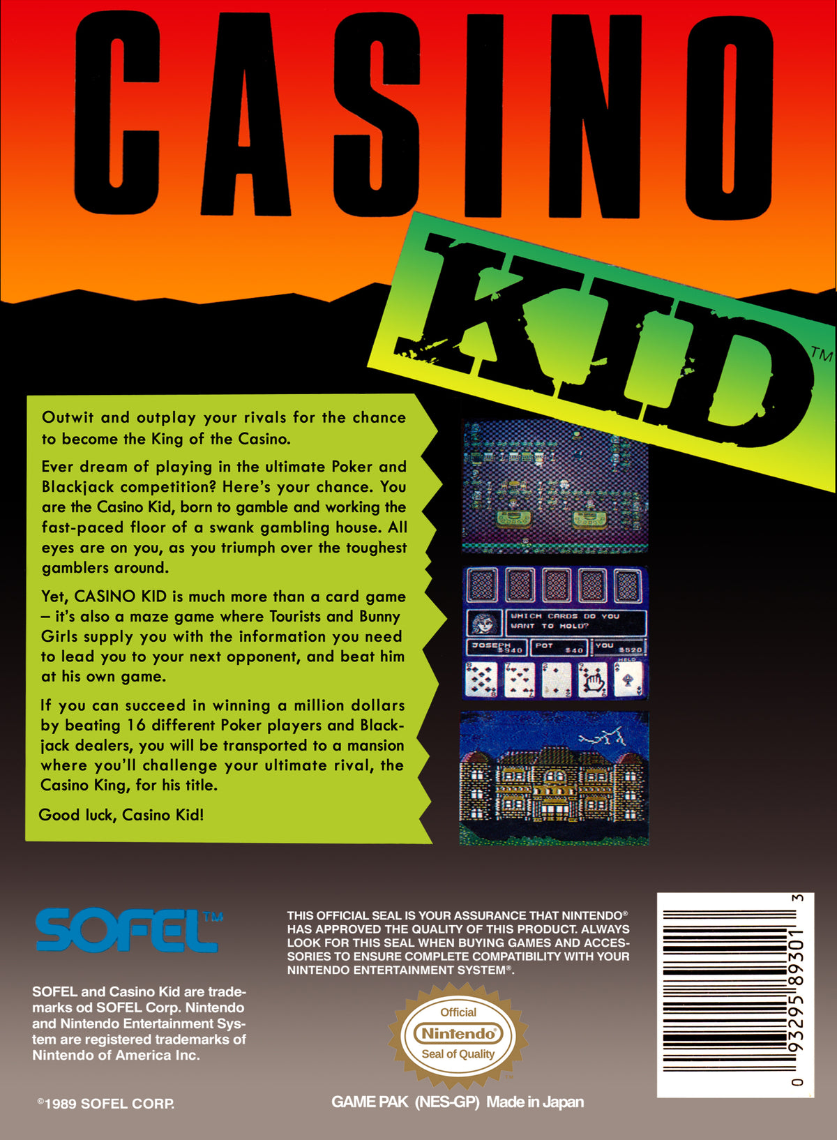 Casino Kid - back
