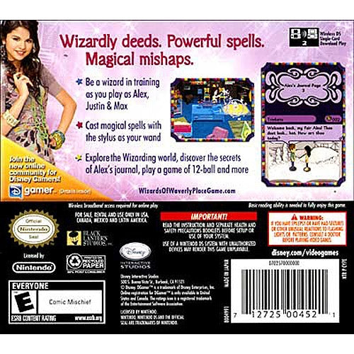 Wizards of Waverly Place - back
