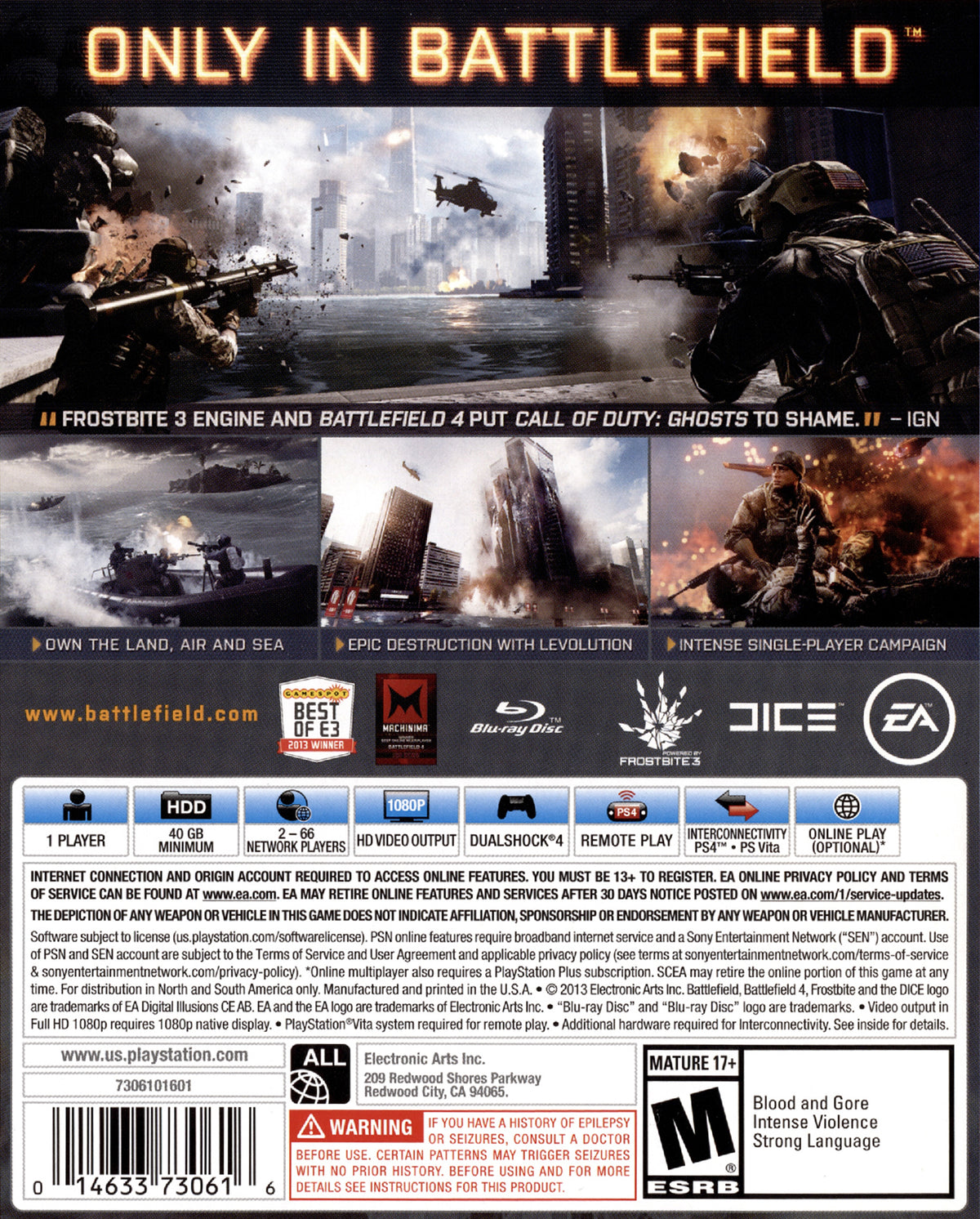 Battlefield 4 - back