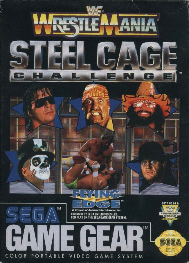 WWF Wrestlemania Steel Cage Challenge - front