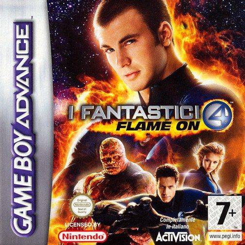 Fantastic 4 Flame On - front