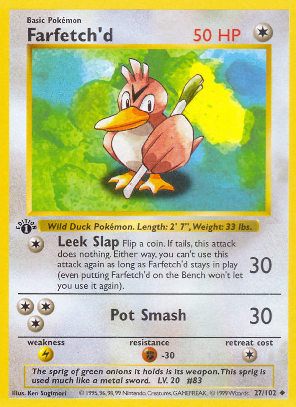 Farfetch'd - 027/102 - LP - front