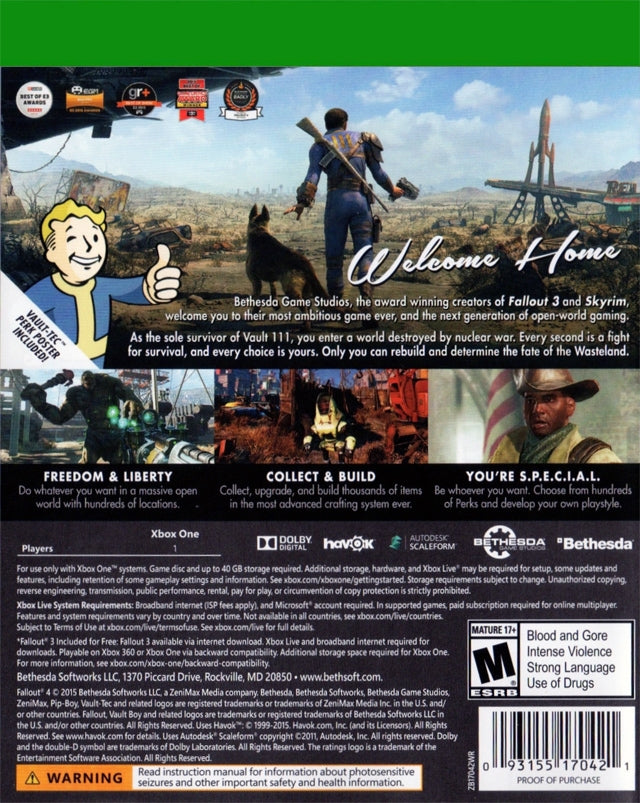 Fallout 4 - back