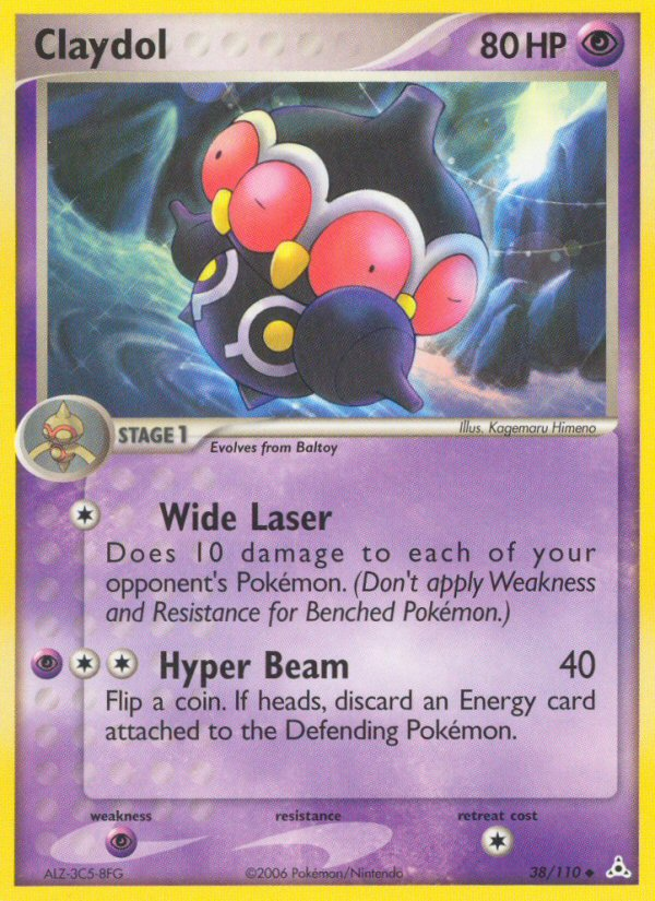 Claydol - 38/110 - NM - front