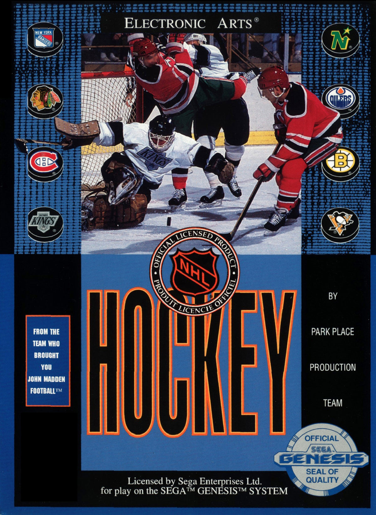 NHL Hockey - front