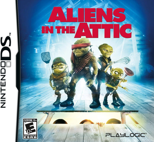 Aliens in the Attic - front