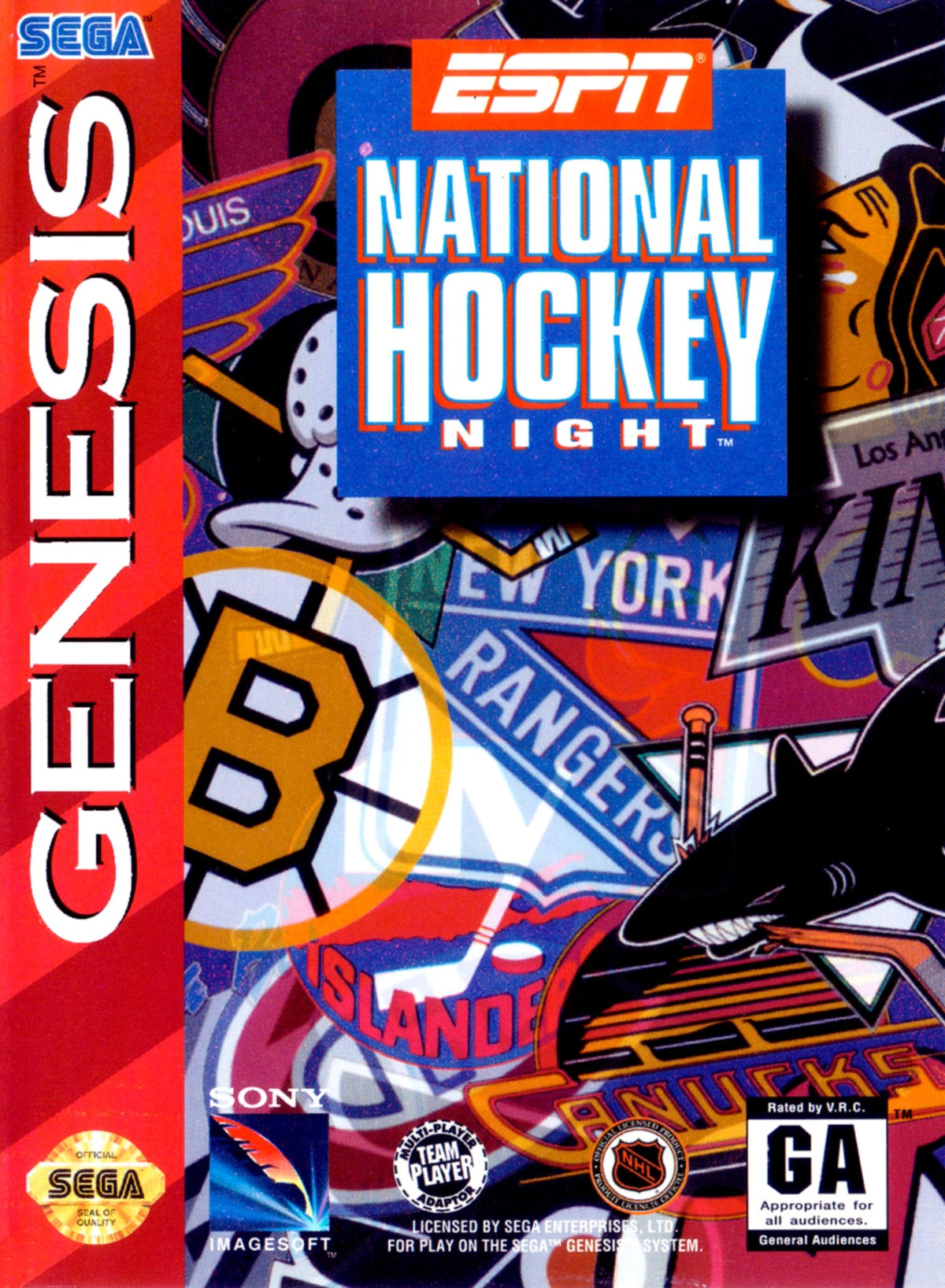 ESPN National Hockey Night - front