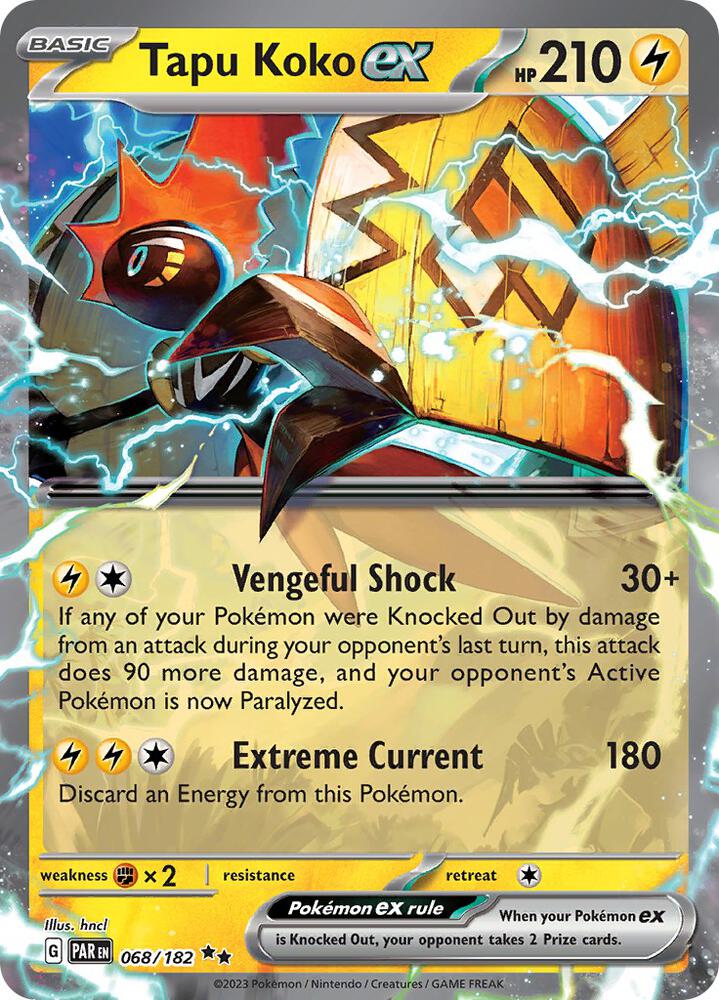 Tapu Koko ex - 068/182 (Holofoil) - NM - front