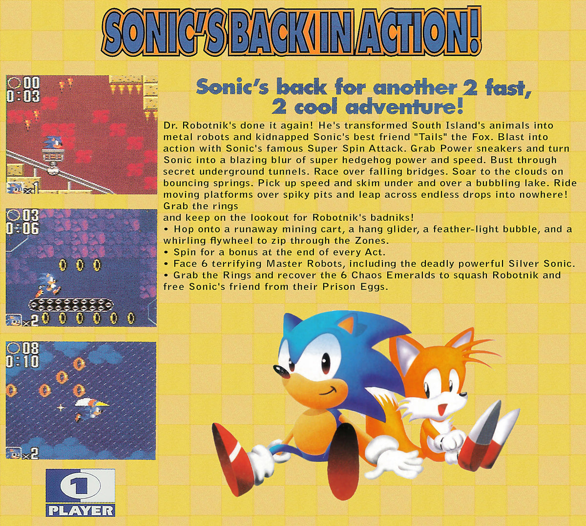 Sonic the Hedgehog 2 - back