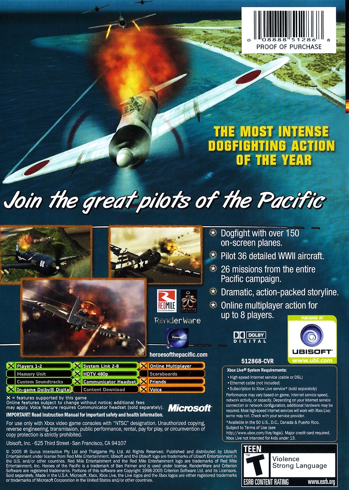 Heroes of the Pacific - back
