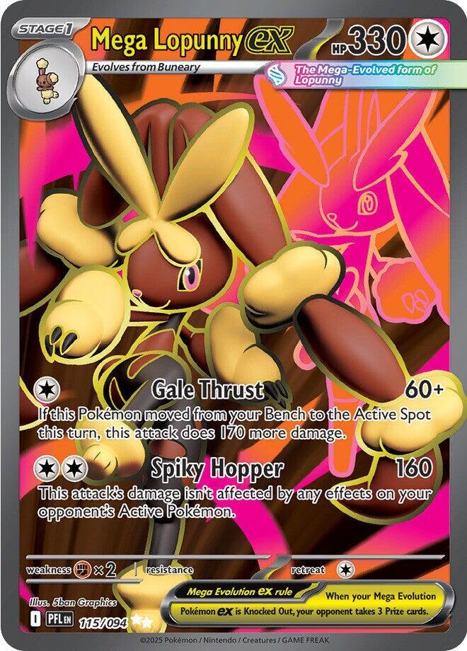 Mega Lopunny ex - 115/094 (Holofoil) - NM - front
