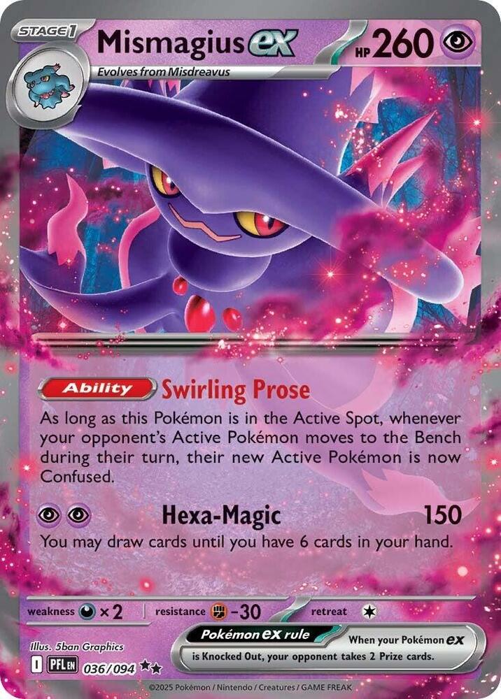 Mismagius ex - 036/094 (Holofoil) - NM - front