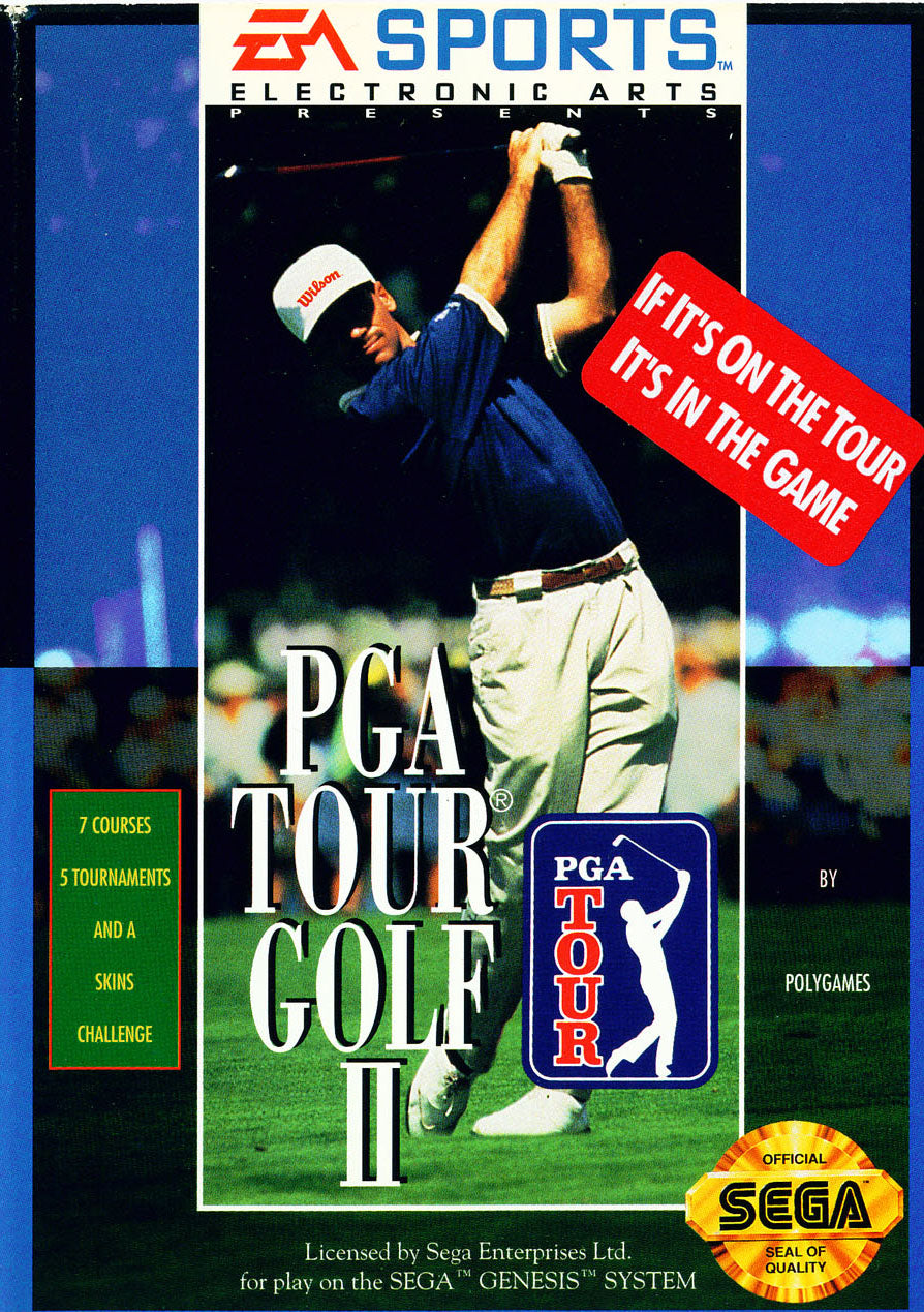PGA Tour Golf II - front