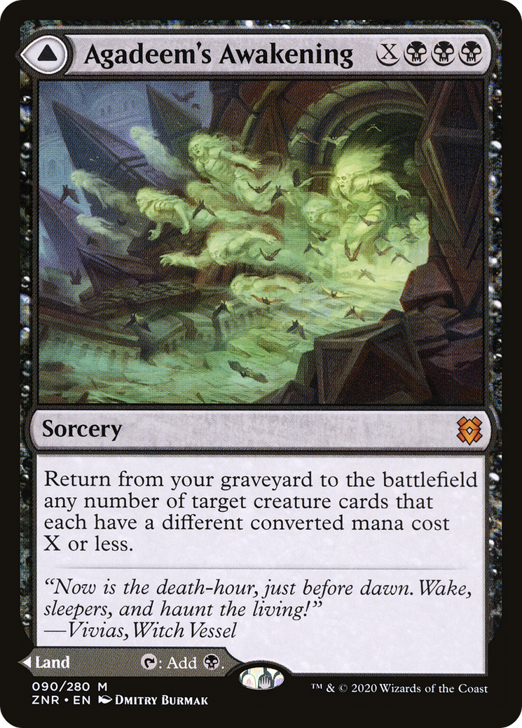 Agadeem's Awakening // Agadeem, the Undercrypt (90) - NM - front