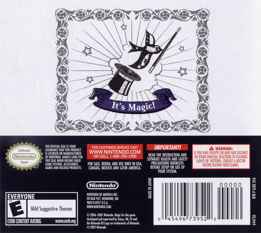 Master of Illusion - back