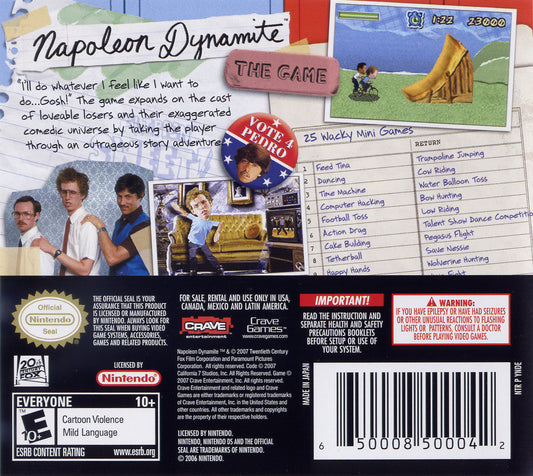Napoleon Dynamite - back