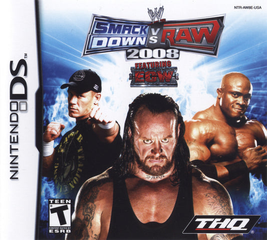 WWE Smackdown vs. Raw 2008 - front