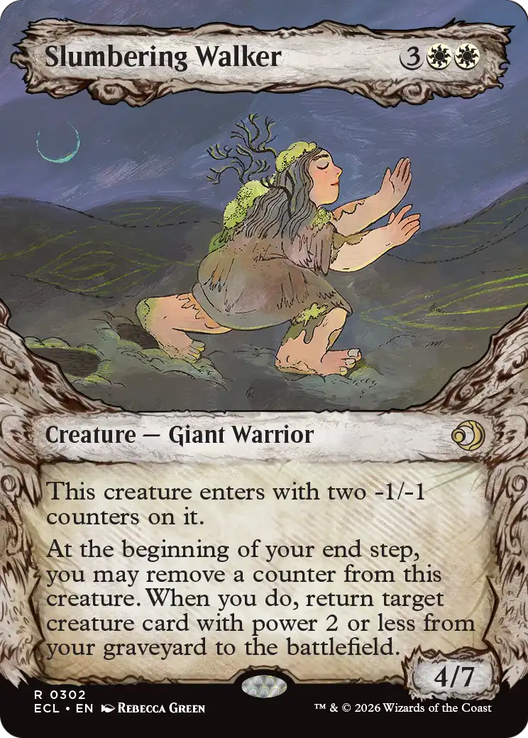 Slumbering Walker (302) - BORDERLESS - NM - front