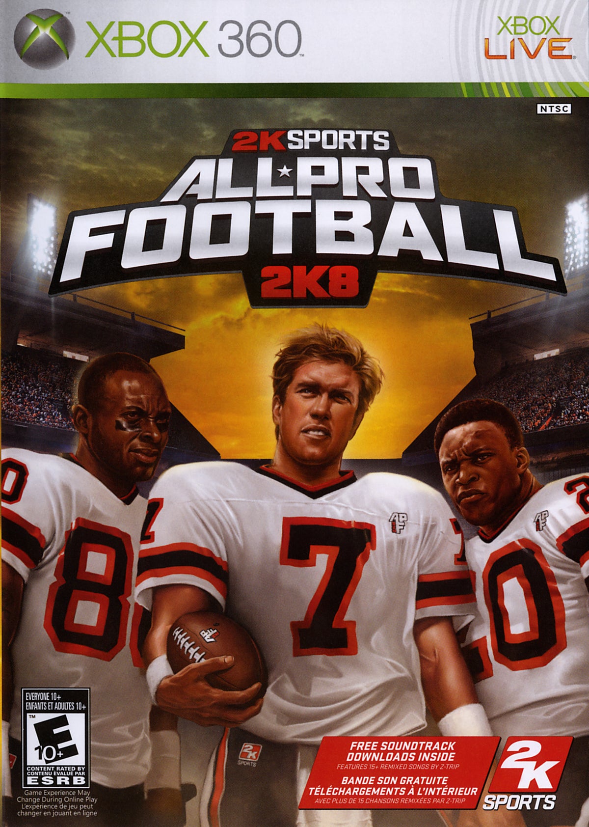 All Pro Football 2K8 - front