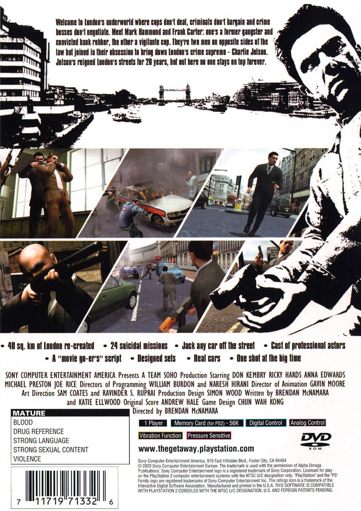 The Getaway - back
