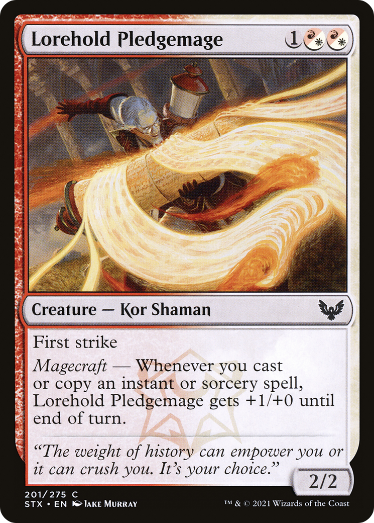 Lorehold Pledgemage (201) - LP - front