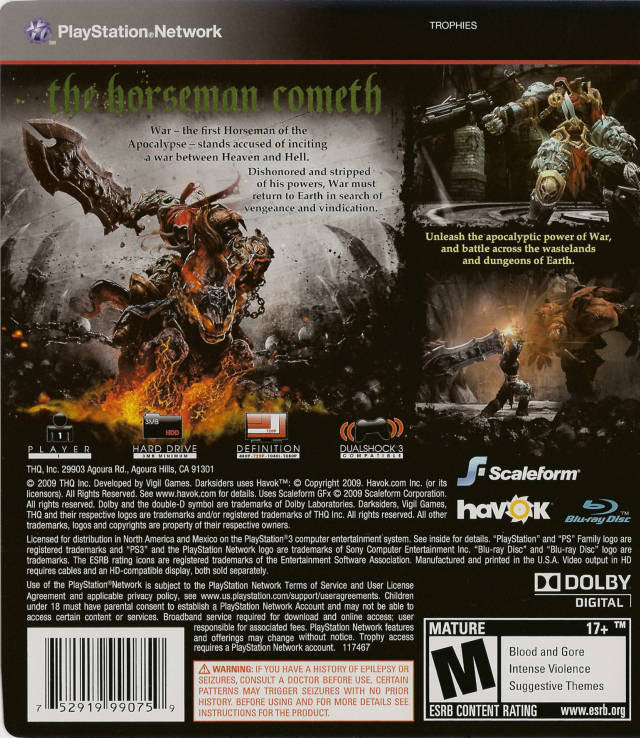 Darksiders - back