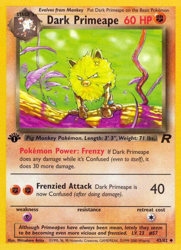 Dark Primeape - 43/82 (Unlimited) - LP - front