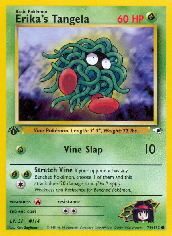 Erika's Tangela - 079/132 (Unlimited) - LP - front