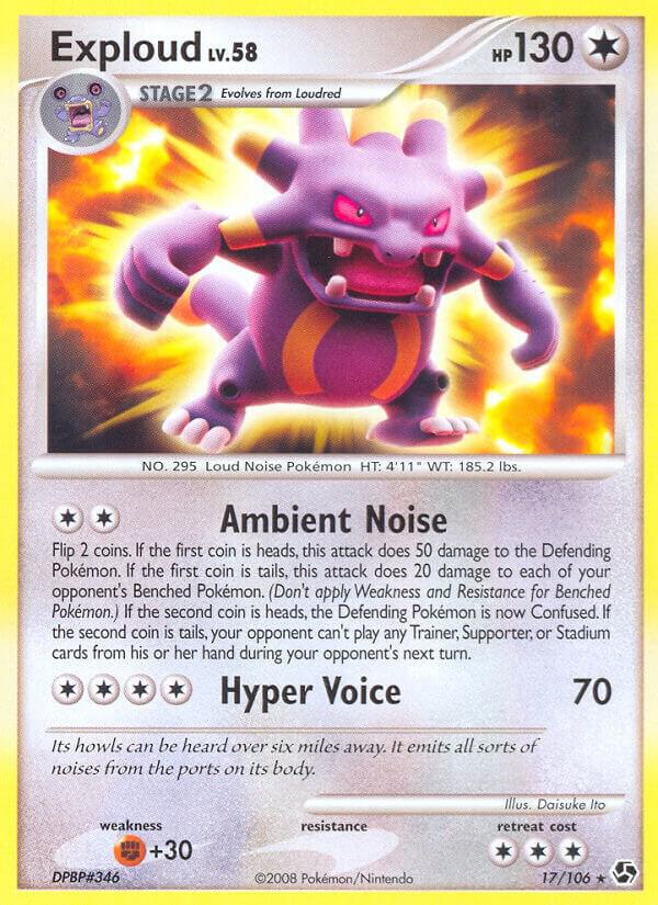 Exploud - 17/106 (Reverse Holofoil) - NM - front