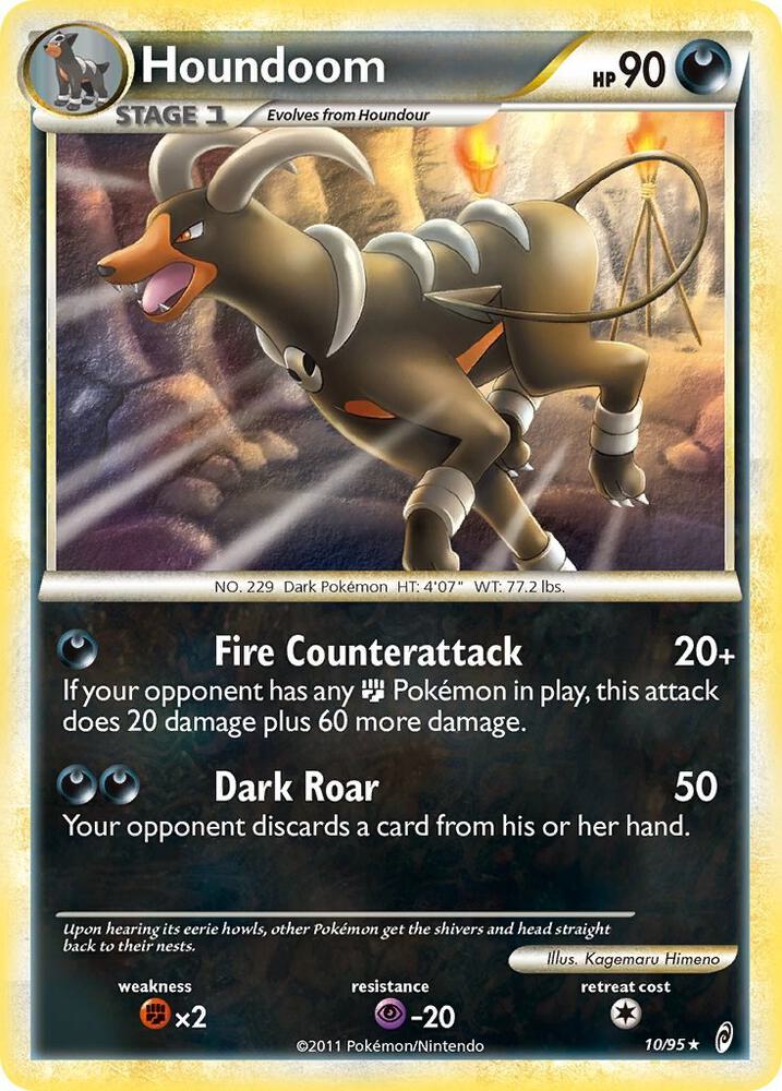Houndoom - 10/95 (Holofoil) - MP - front