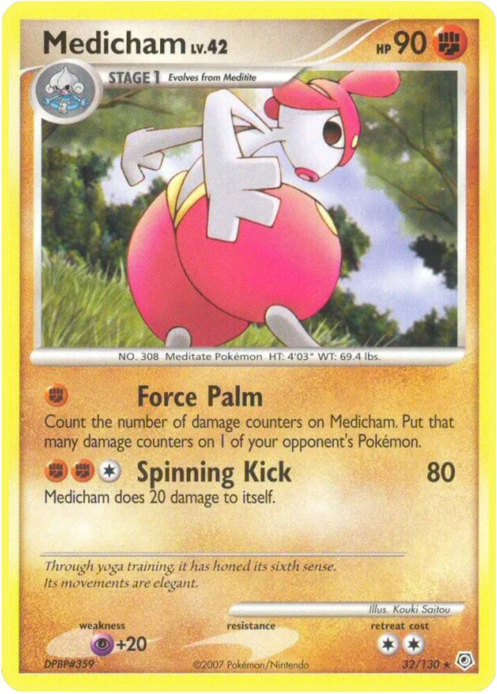 Medicham - 32/130 - NM - front