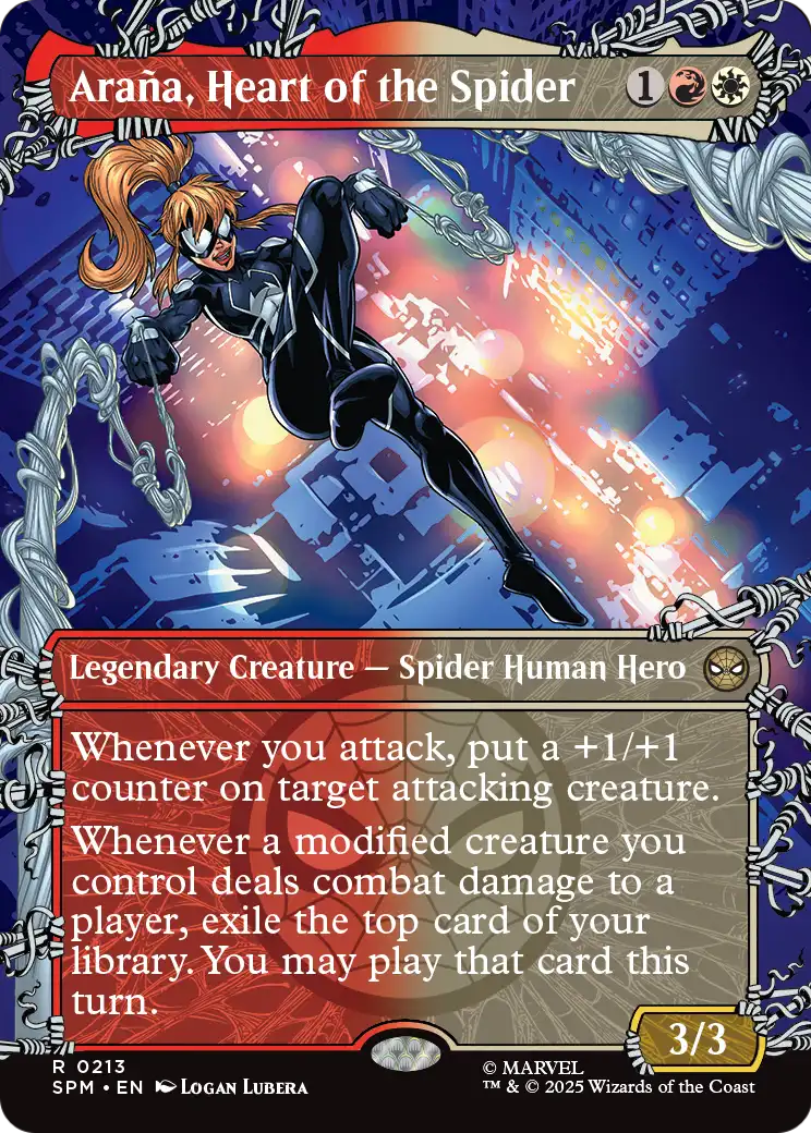 Araña, Heart of the Spider (213) - BORDERLESS - FULL ART - LP - front