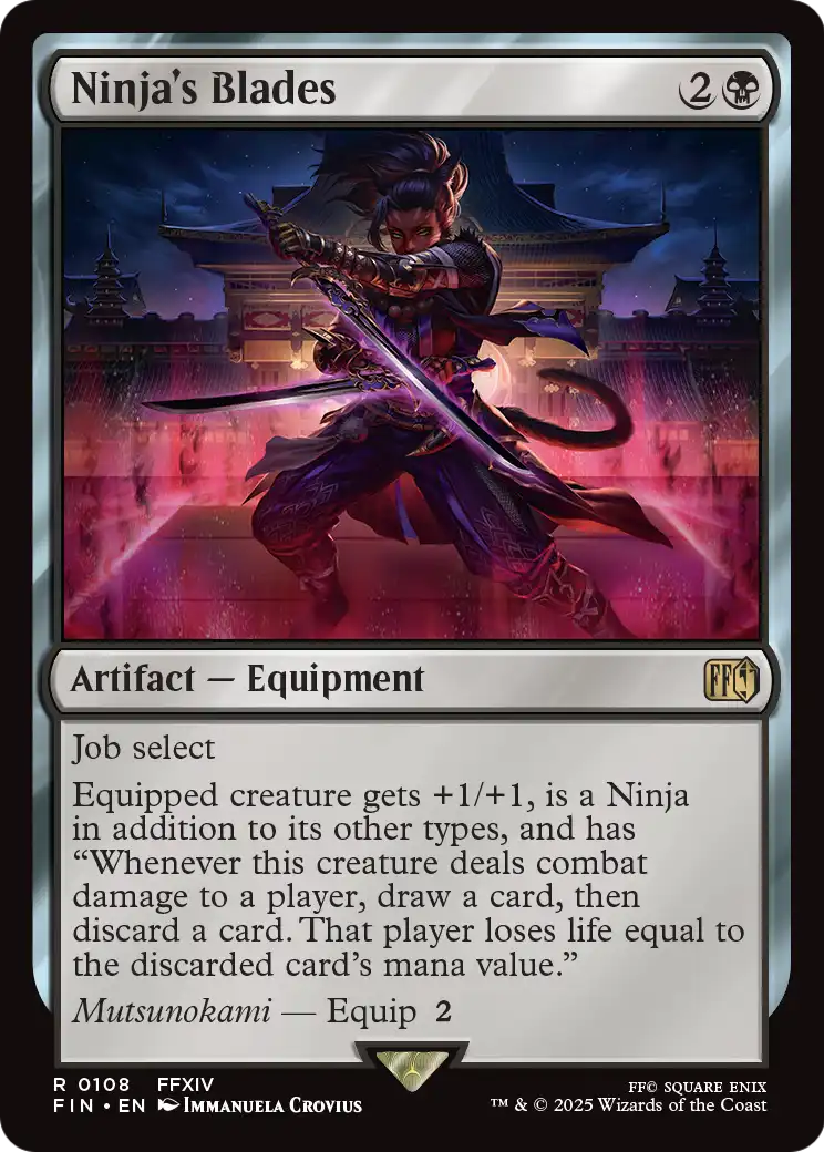 Ninja's Blades (108) - NM - front