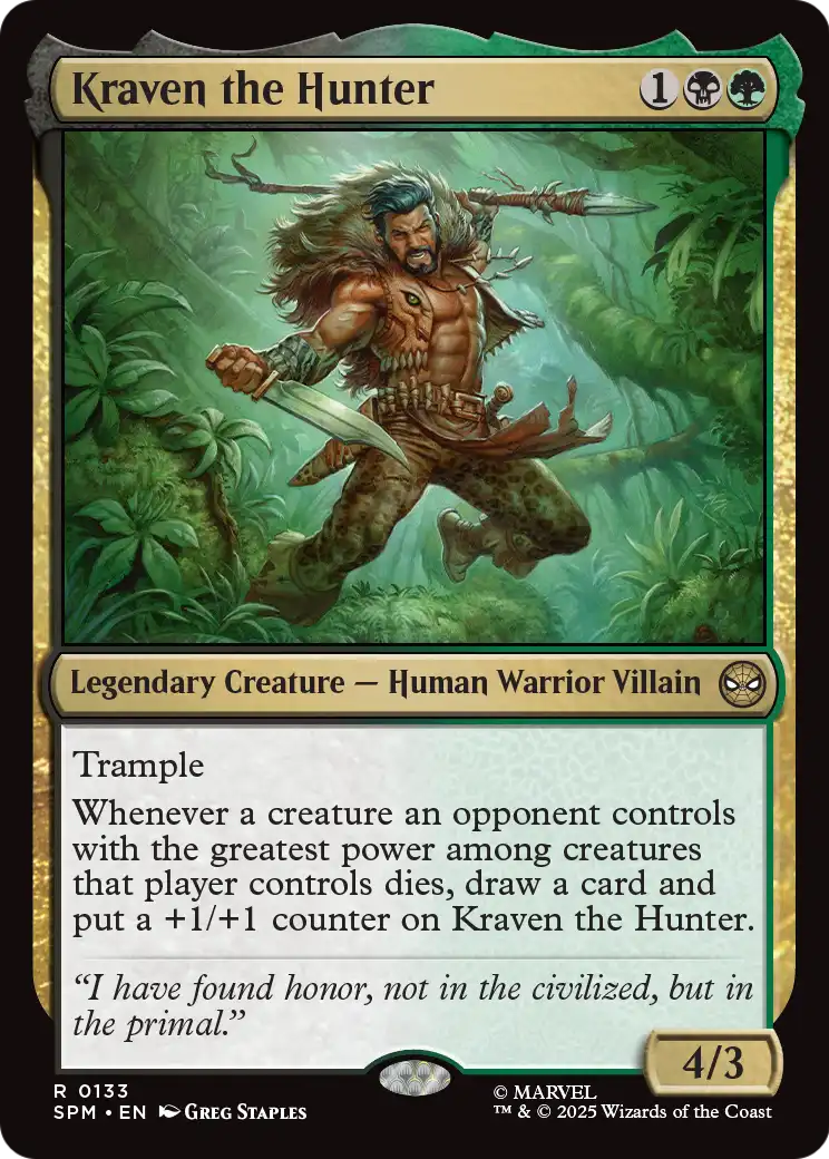 Kraven the Hunter (133) - NM - front