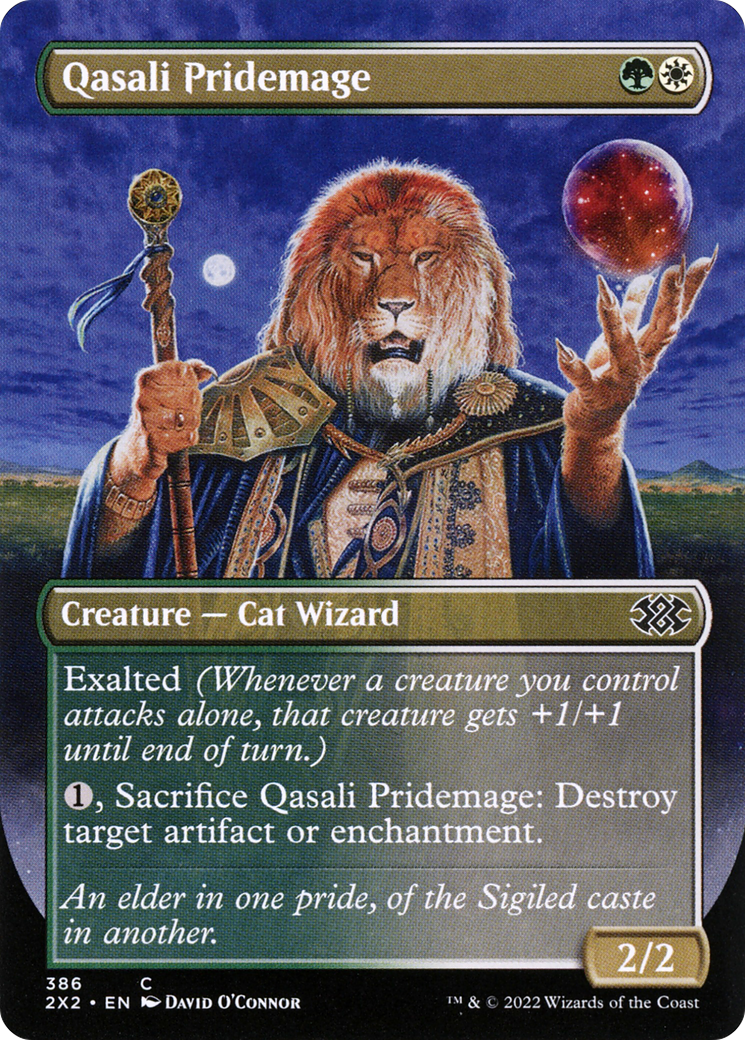 Qasali Pridemage (386) - BORDERLESS - FULL ART - LP - front