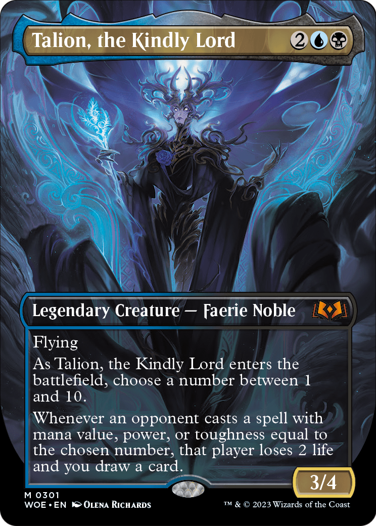 Talion, the Kindly Lord (301) - BORDERLESS - FULL ART - LP - front