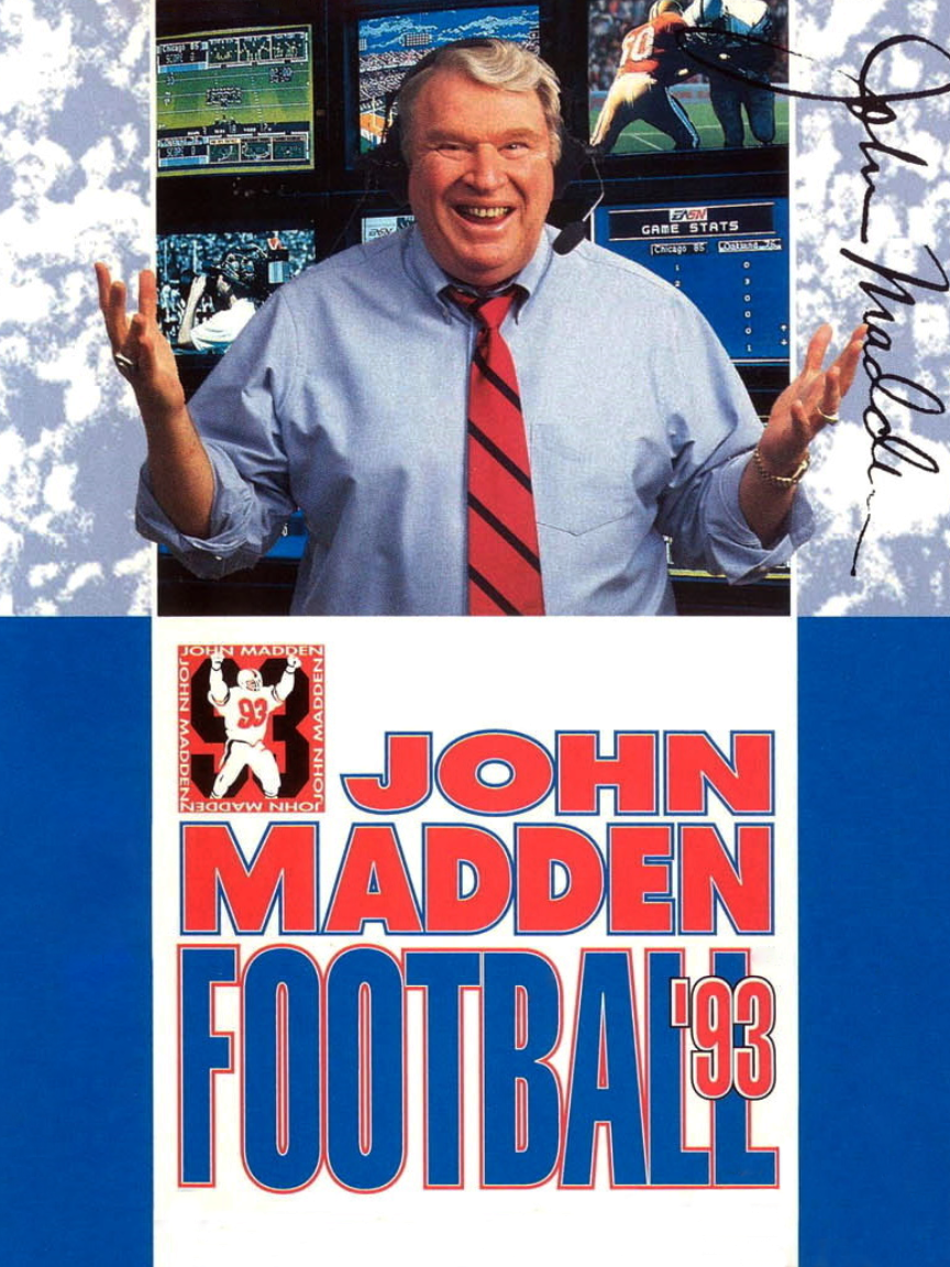 John Madden Football '93 - front