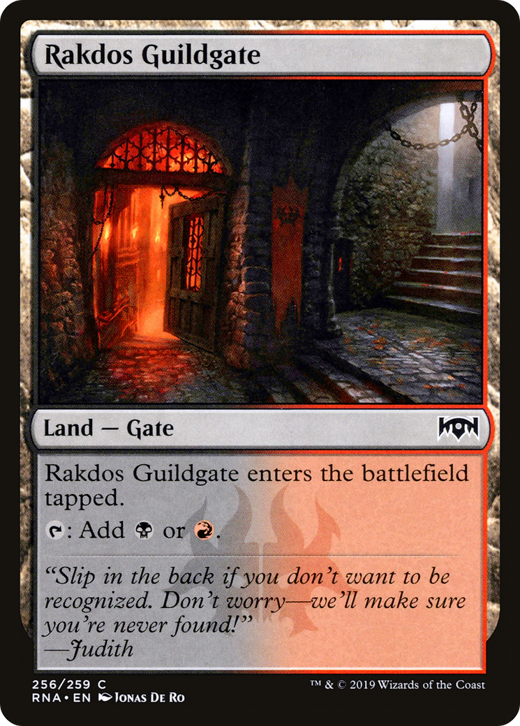 Rakdos Guildgate (256) - LP - front
