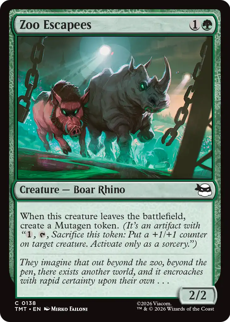Zoo Escapees (138) - NM - front