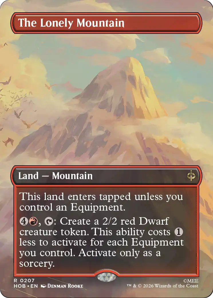 The Lonely Mountain (207) - BORDERLESS - NM - front