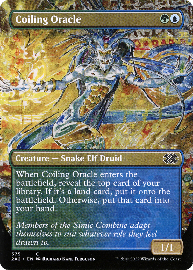 Coiling Oracle (375) - BORDERLESS - FULL ART - LP - front
