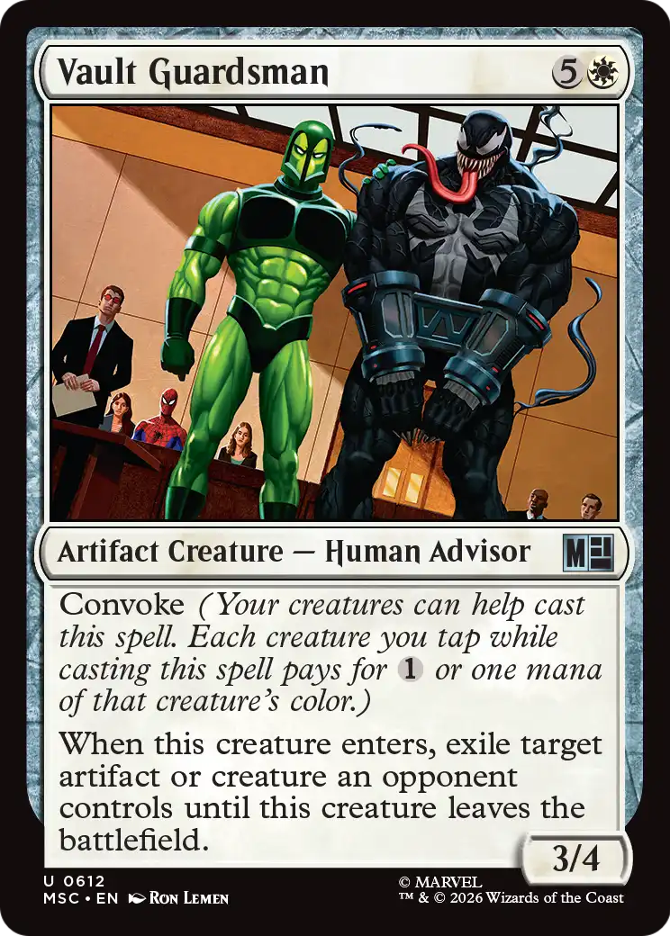 Vault Guardsman (612) (Foil) - NM - front