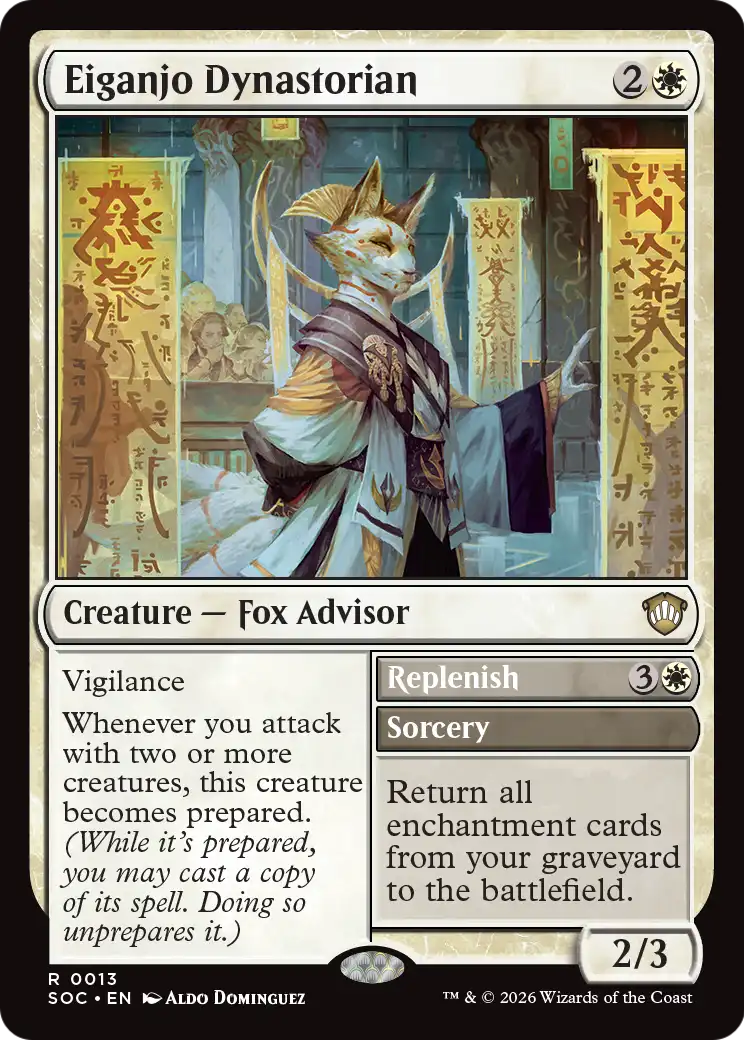 Eiganjo Dynastorian // Replenish (13) - NM - front